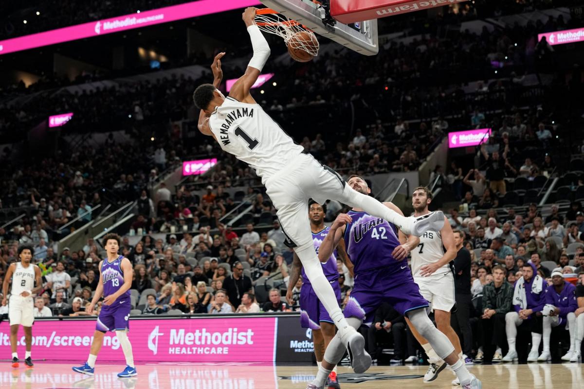 22 points en 16 minutes et la victoire en prolongation pour Victor Wembanyama et les Spurs face au Jazz