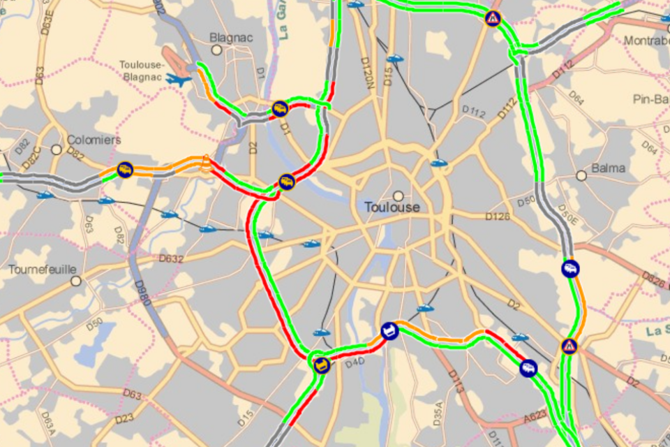 Un accident a eu lieu sur l'autoroute A 64 jeudi 2 octobre 2025.