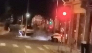 Nice. La course folle d'un chauffard se termine par un accident en plein centre-ville, la séquence filmée