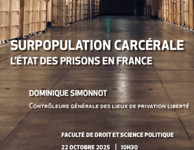 Dominique Simonnot invitée de la faculté de Droit pour une conférence sur le (…)