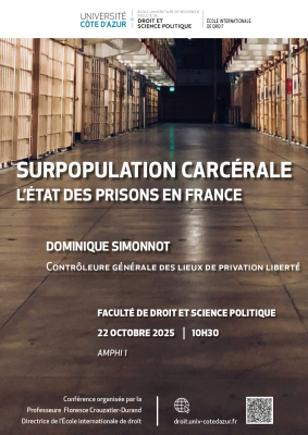 Dominique Simonnot invitée de la faculté de Droit pour une conférence sur le (…)