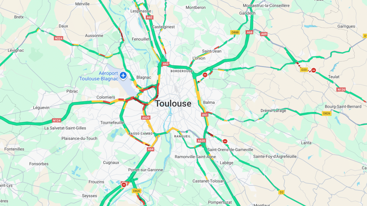 Le JT accompagne l'évolution du trafic à Toulouse.