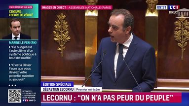 Censure : Lecornu répond au RN et à LFI