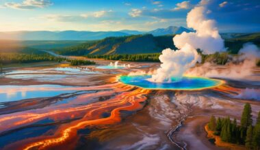Illustration de l'activité souterraine du supervolcan de Yellowstone révélée par des techniques d'imagerie avancées.