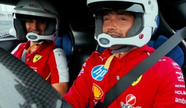 Les pilotes Charles Leclerc et Antonio Giovinazzi testent la Ferrari 849 de 1050 ch sur circuit : "le son est très cool"