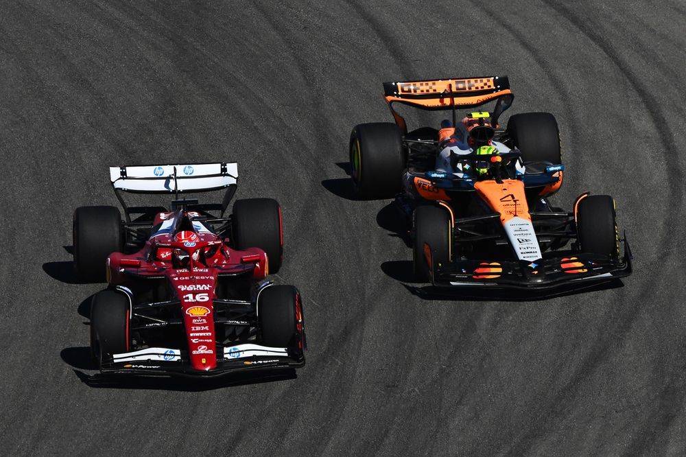 La lutte avec Charles Leclerc a empêché Lando Norris de déployer le véritable rythme de la McLaren.