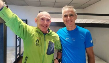 retrouvailles entre Christian Casanova et Laurent Jalabert sur le GR 20