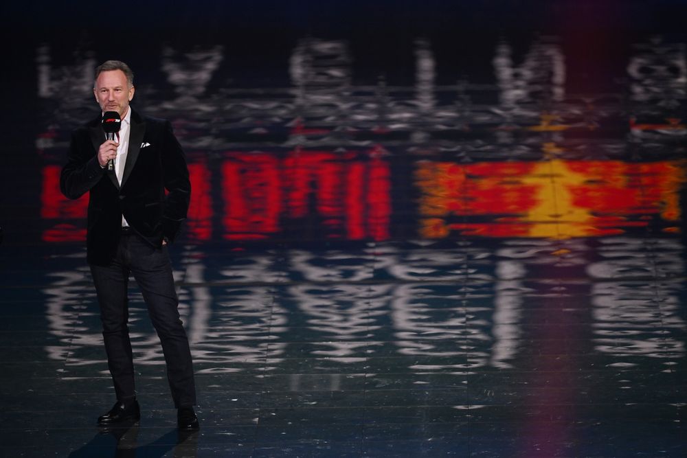 Christian Horner lors du F1 75 Live de Londres.