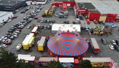 Saint-Étienne. Ce cirque installé illégalement provoque une colère noire : "Il faut en finir"