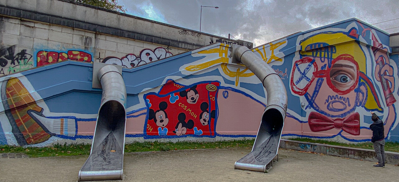 rencontre avec le graffeur Cosmoh