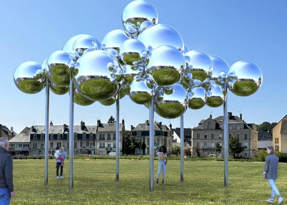 Un artiste de Normandie a créé cette sculpture à Caen, elle attire déjà sur la Presqu’île