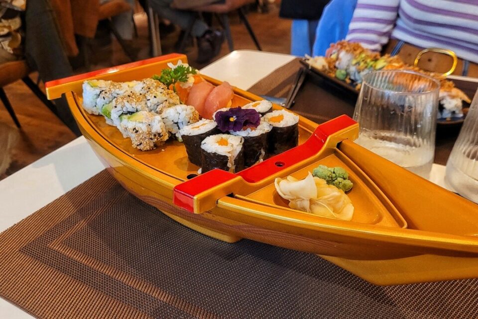 Ça ne change pas le goût des sushis, mais ça fait toujours son petit effet