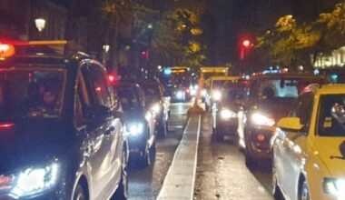 soirée très difficile sur les routes de Paris et d'Île-de-France, 550 km de bouchons