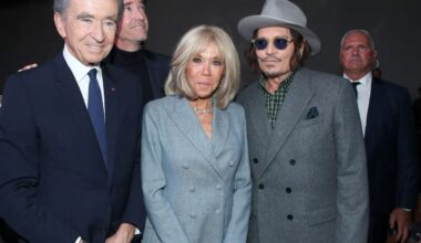 Brigitte Macron et Carla Bruni en jean, Johnny Depp, Laurence Ferrari, Charlize Theron… Le défilé Dior fait le plein (Photos)