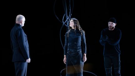 Scène d'"Antigone" à la Philharmonie de Paris, le 6 octobre 2025. (CORDULA TREML)