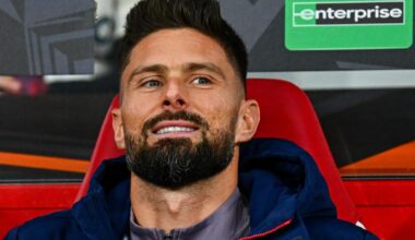 Olivier Giroud est incertain pour le match face à Nice
