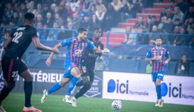 National. À onze contre dix en deuxième mi-temps, Caen prend un point face à Rouen