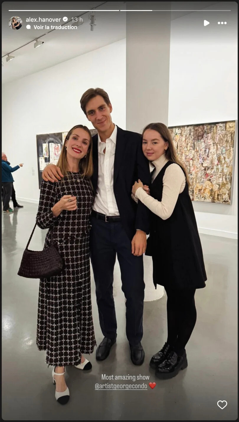 Capture d'écran du compte Instragram de la princesse Alexandra de Hanovre