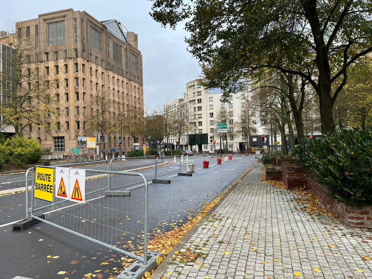 Près du Zénith de Lille, des travaux compliquent la circulation pour rejoindre le périphérique