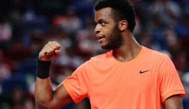 Giovanni Mpetshi Perricard frappe 39 aces pour battre Emil Ruusuvuori au premier tour à Bruxelles