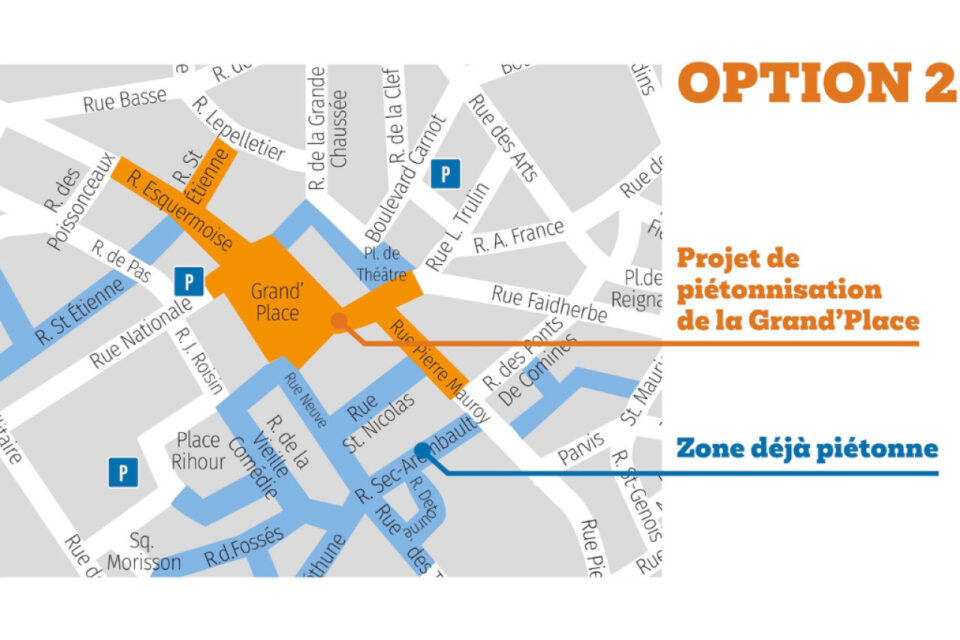 pietonnisation grand place ville de lille 1