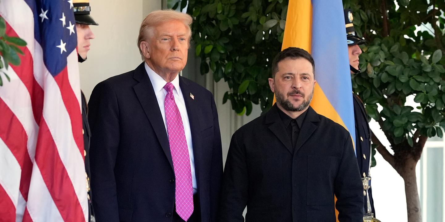 Volodymyr Zelensky est arrivé à la Maison Blanche pour sa réunion avec Donald Trump