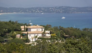 sa somptueuse villa à Saint-Tropez en détails