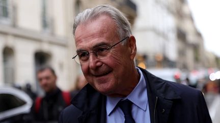Michel Picon, président de l'U2P (Union des entreprises de proximité), le 24 septembre 2025 à Paris. (TERESA SUAREZ / EPA)