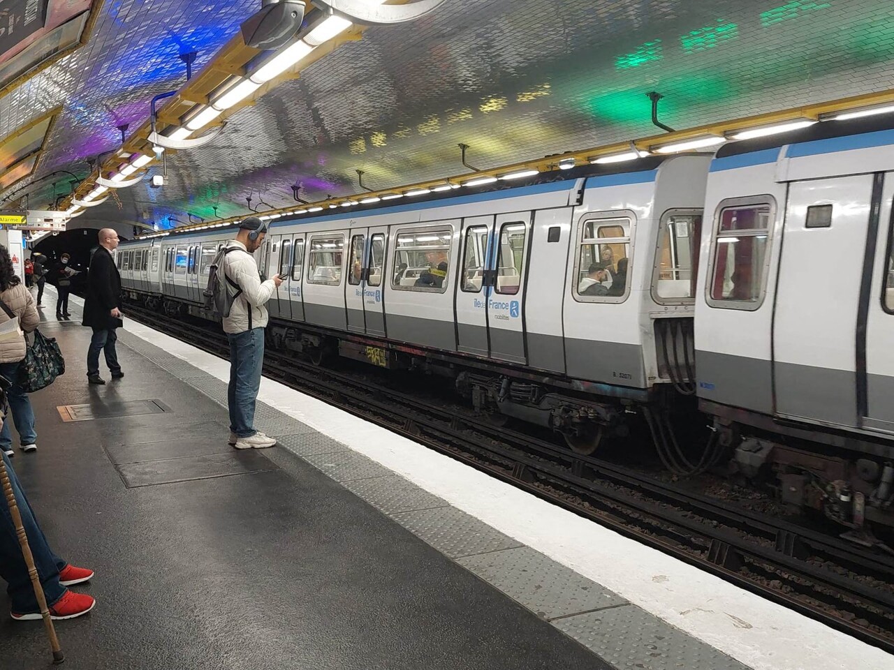 fermeture de cette station de métro sur ordre de la préfecture de Police