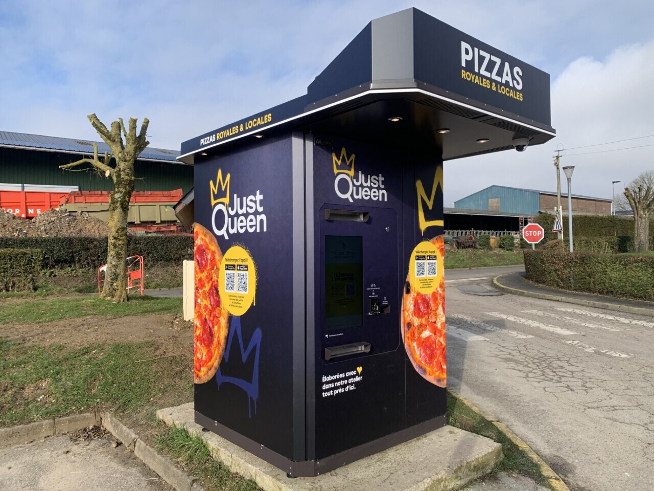 La société placée en liquidation judiciaire, que faire des distributeurs de pizza Just Queen près de Rouen ?