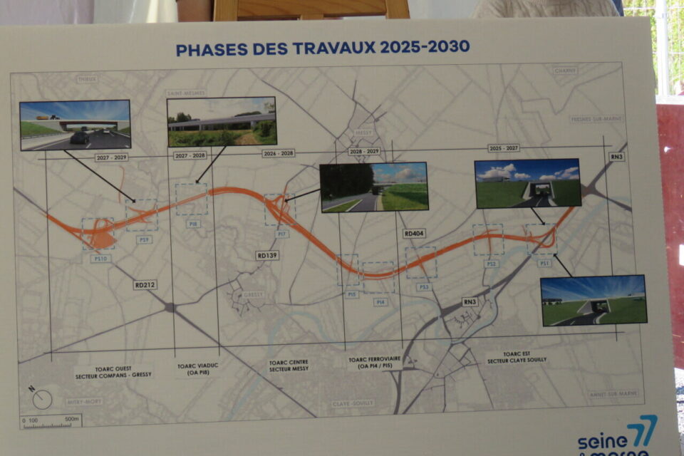 Le chantier se déroulera en 5 phases.