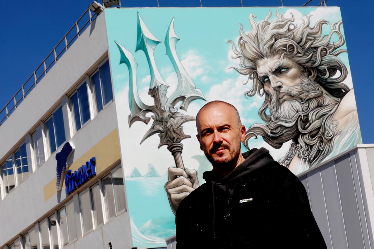 Une fresque monumentale entre art et mer dévoilée à l’Ifremer de La Seyne