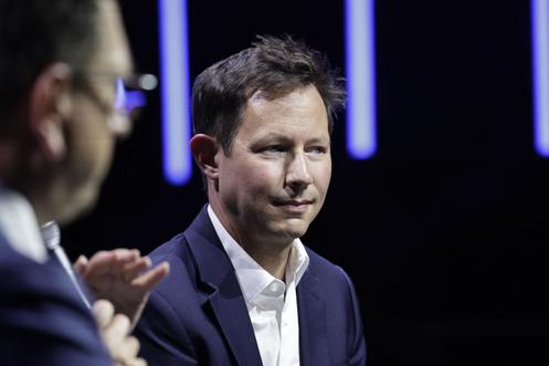 Le vice-président délégué de LR, François-Xavier Bellamy, au Port-Marly, en banlieue parisienne, le 7 septembre 2025.
