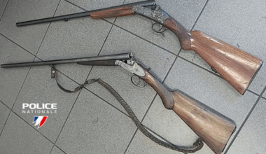 la police découvre deux fusils cachés dans un immeuble d'un quartier sous surveillance