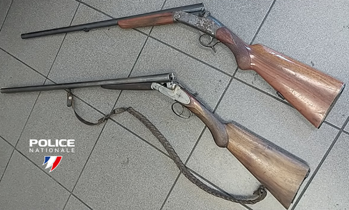 la police découvre deux fusils cachés dans un immeuble d'un quartier sous surveillance