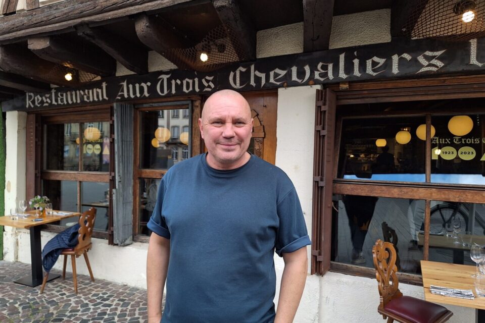 Gilles Egloff, repreneur du restaurant Aux Trois chevaliers à Strasbourg, a cofondé le groupe Diabolo Poivre.