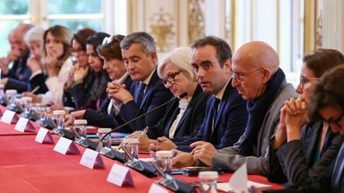 Le gouvernement Lecornu II s'est retrouvé pour une première réunion le 13 octobre 2025.