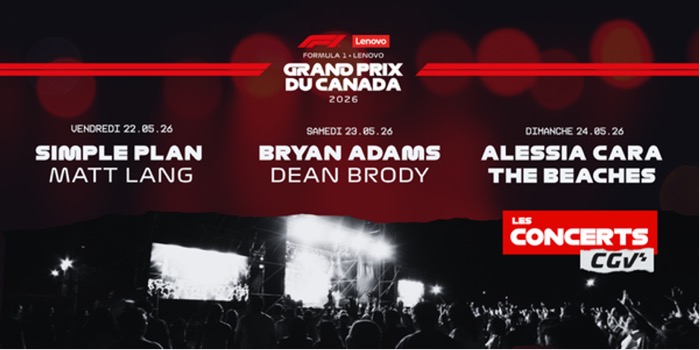 Grand Prix du Canada 2026 : découvrez l’Expérience CGV