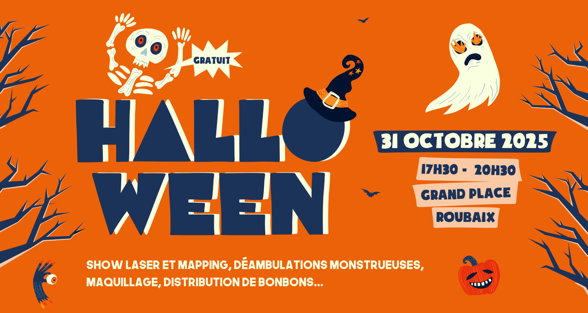 Halloween à Roubaix : Même pas peur (ou presque) !