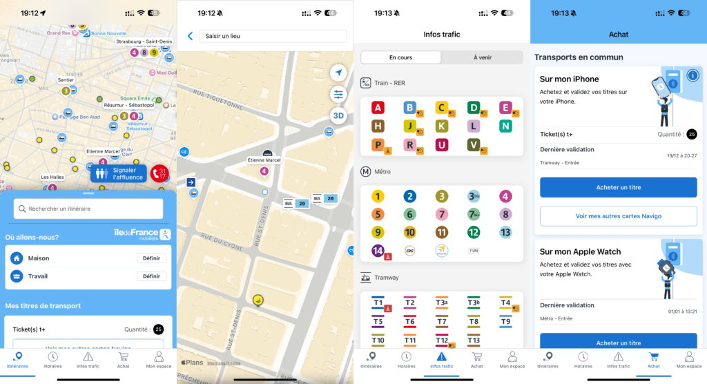 L'interface d'Île-de-France Mobilités en janvier 2025. L'interface d'Île-de-France Mobilités en janvier 2025.