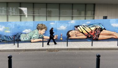 près du Couvent des Jacobins, une nouvelle fresque réalisée par deux artistes