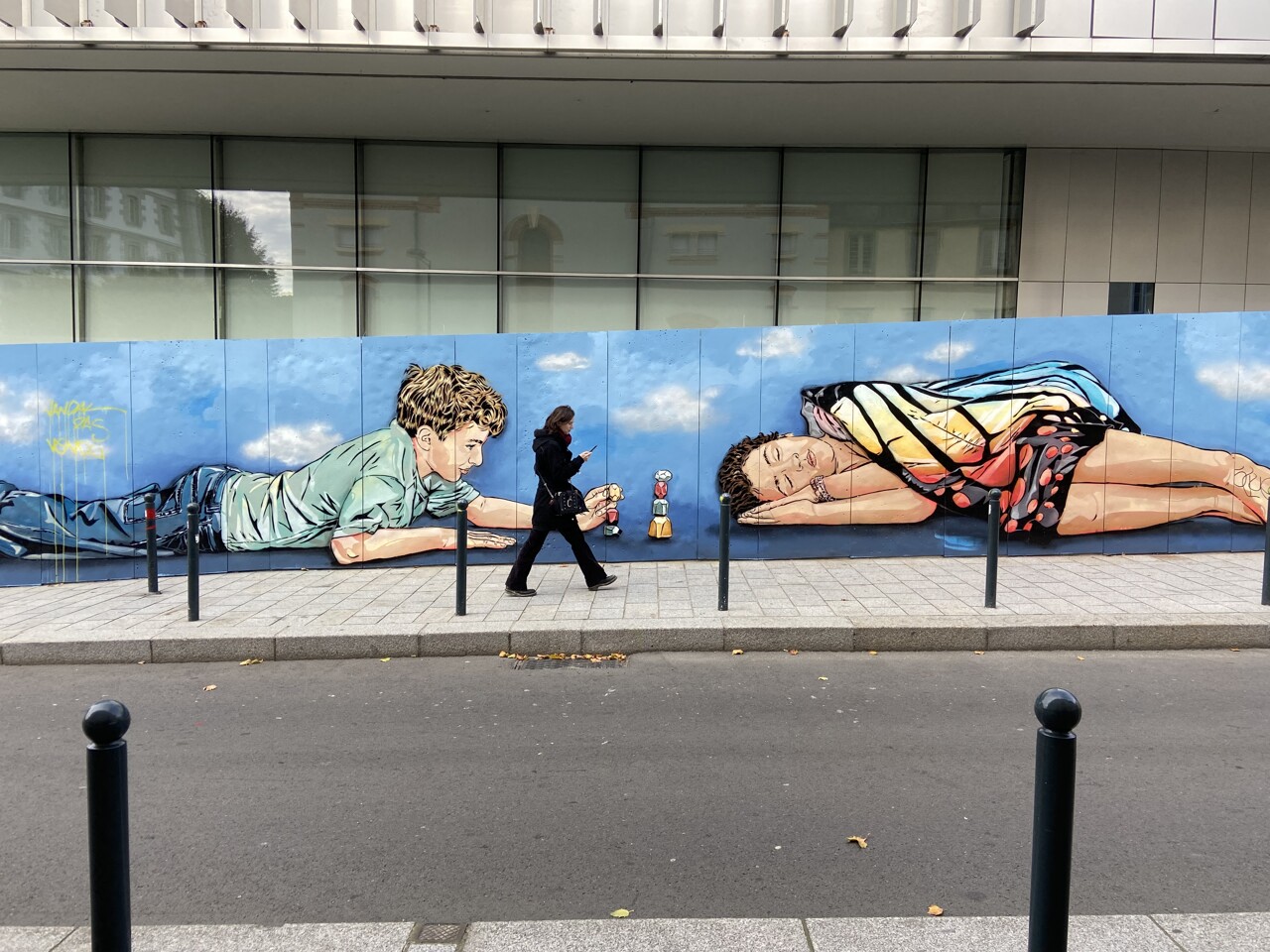 près du Couvent des Jacobins, une nouvelle fresque réalisée par deux artistes