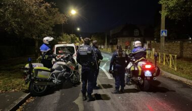 évacuation en cours des personnes migrantes du parc de Maurepas, la police sur place