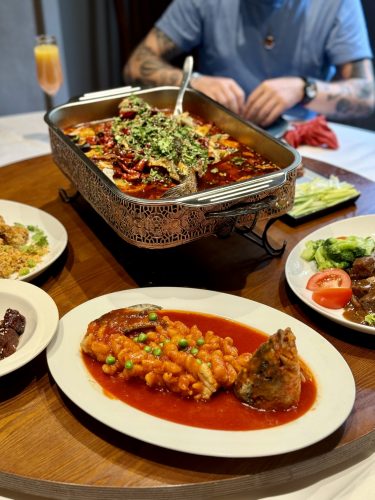 restaurant sichuan plat chinois poisson ravioles