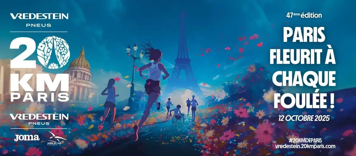 La course Les 20km de Paris diffusée en direct ce dimanche matin.