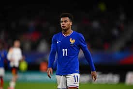 Désiré Doué, l'attaquant du PSG, en équipe de France (FFF.fr)