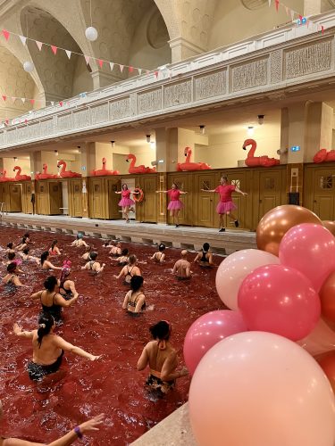 Rose des Bains + octobre rose + bains municipaux