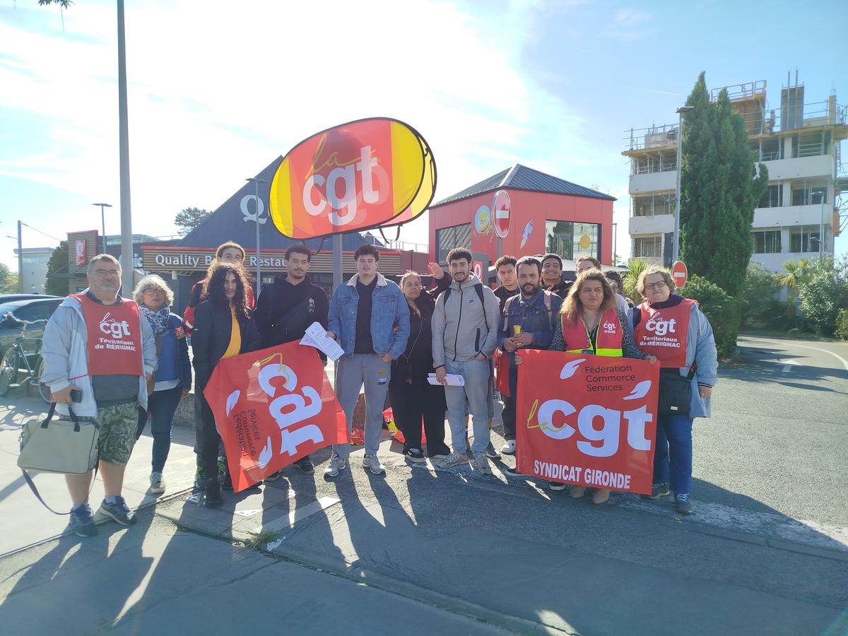 le climat social est toujours plus tendu au Quick de Mérignac