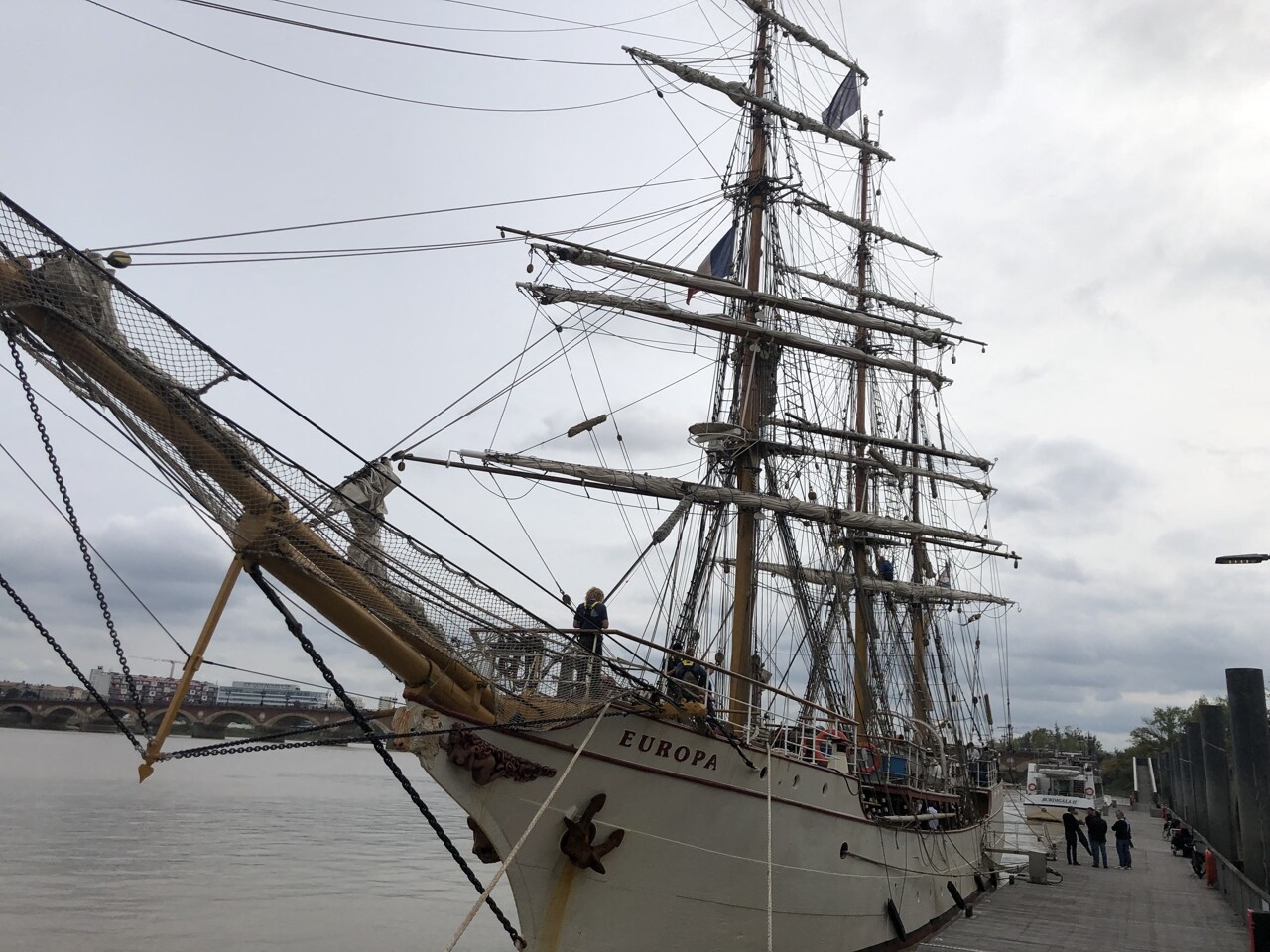 À bord de L’Europa, voilier en escale à Bordeaux avant la célèbre course Tall Ships Races 2027