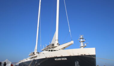 Le voilier-cargo Neoliner Origin inauguré à Nantes